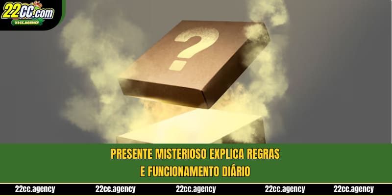 Misterioso explica regras e funcionamento diário